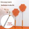 Stainless Steel Retractable Fly and Mosquito Swatter with Foldable Extended Handle