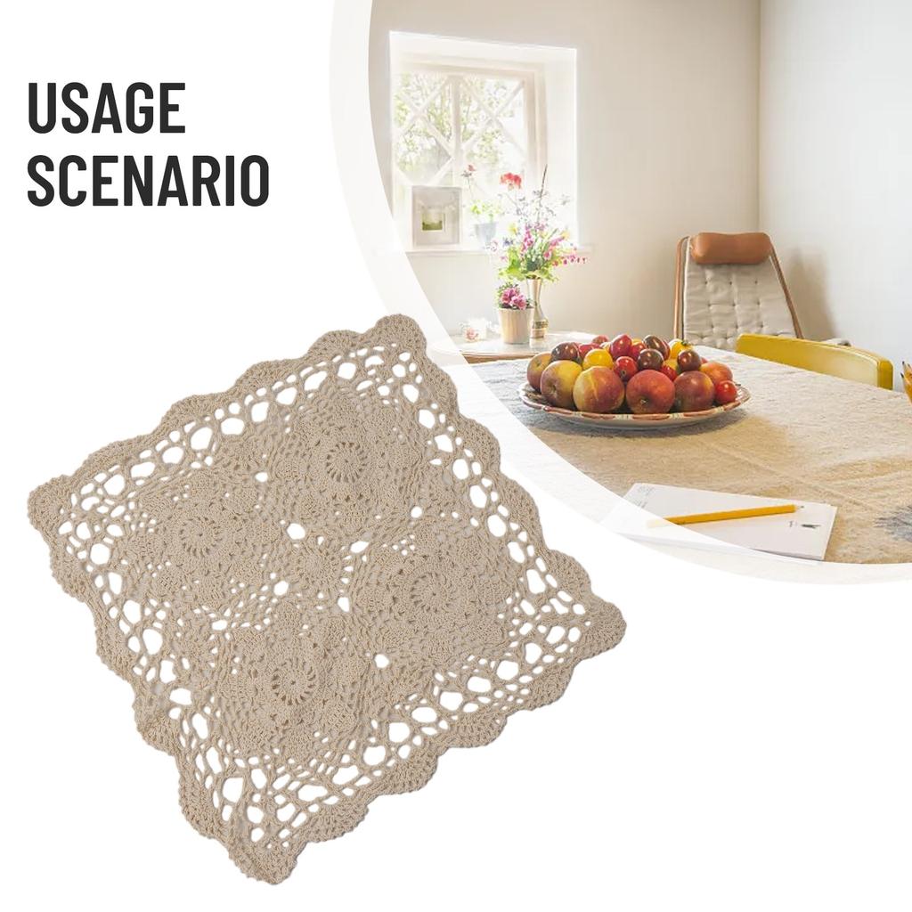 Tablecloth Tablecloth Doily Cotton Lace Floral Cloth