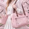 Sac Ita Transparent Grande Capacité Style Harajuku Mignon Dentelle Lolita Sac Bandoulière Élégant Pois Sac de Poche Anime Cventi