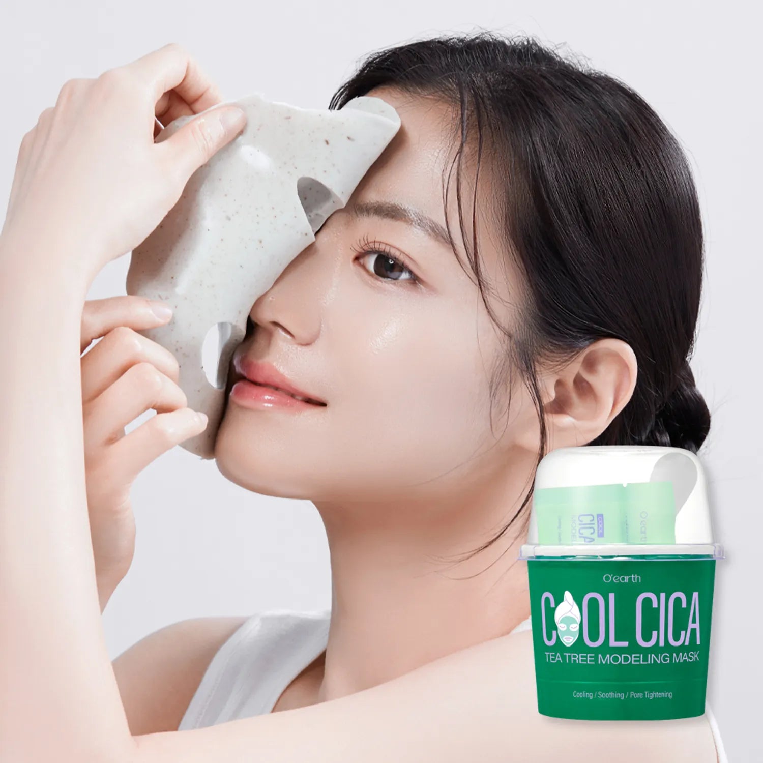 O earth Cool Cica Tea Tree Modeling Pack 30g 30g