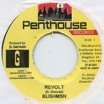 7-Zoll-Schallplatte BUSHMAN - Revolt Penthouse 2004 Jamaika Reggae, Ska & Dub