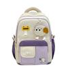 Schoolbag cute color matching primary school bag new large capacity lightweight spine protection campus backpack ins style fashion backpack