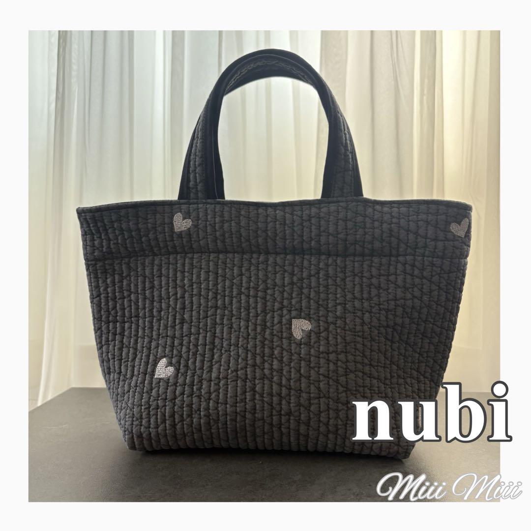 

[USED] Limited Quantity! Heart Nubi Tote Nubi Bag Korean Nubi Tote Bag Embroidered Nubi