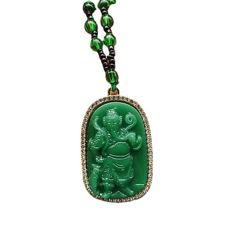 New Guanyin Buddha Necklace Fox Guan Gong Pixiu Chain Women's Autumn and Winter Bianlong Brand