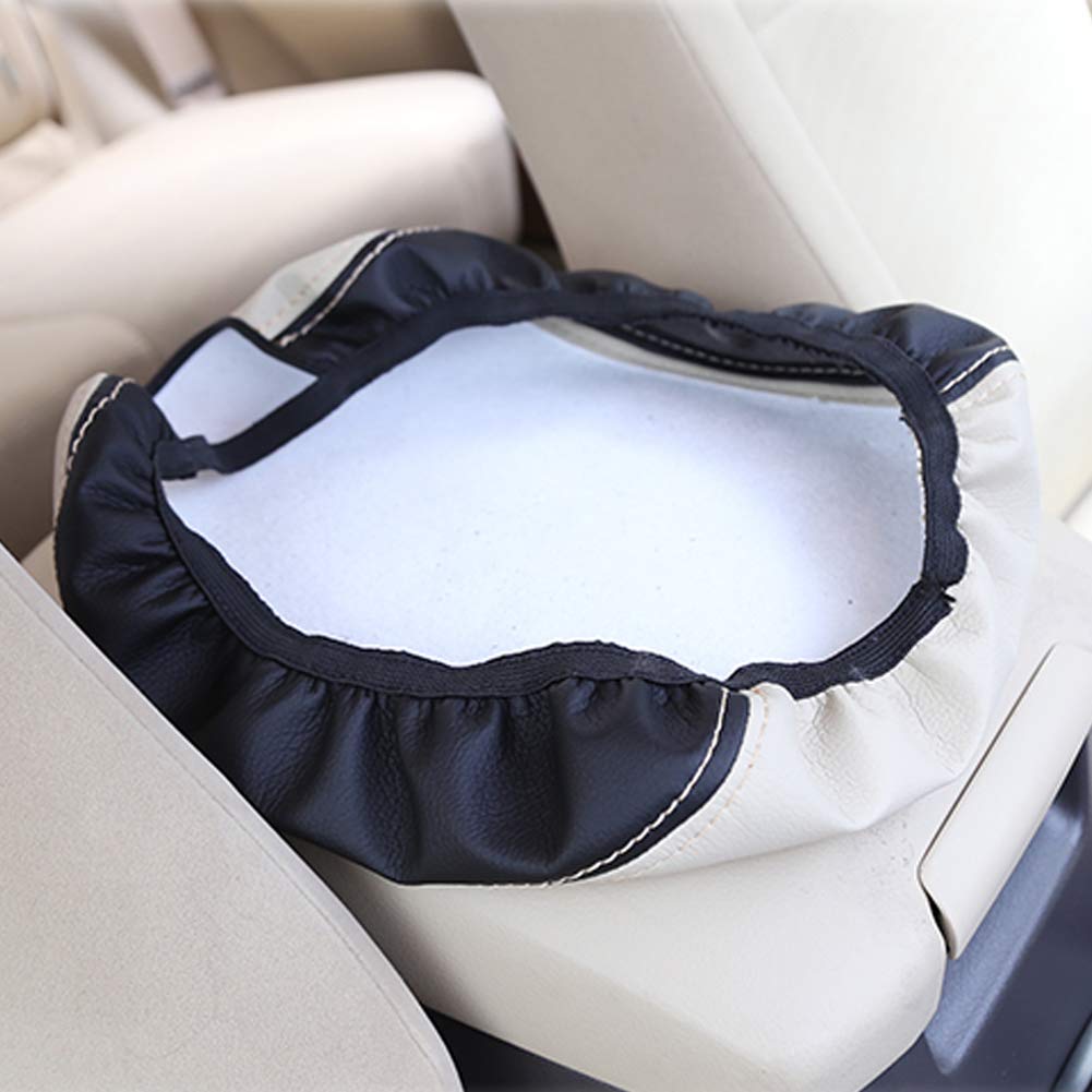 Baohatsu Toyota Kryt loketní opěrky Kůže Elastický popruh pro 2010-2018 Land Cruiser Prado 150 Béžová