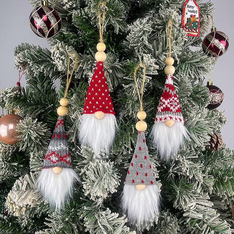 Christmas decoration cartoon faceless old man figurine doll toy doll Christmas tree ornament pendant accessory