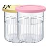 Ice Cream Pint Containers for Ninja NC500, NC500C, NC501, NC501C Series, Food Grade Replacement Cups Creami Plastic Cup with Leak-proof Lid,