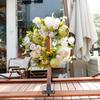 Artificial Peony Wreath Hanging Door Decoration Wedding Lintel Flower Wedding Christmas Wreath Living Room Holiday Decoration