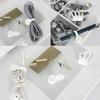 MAVEEK Cable Clips, New Magnetic Clips, Pack of 6, Cord Clips, Cord Winder, Earphone, USB Cable, Cord Storage, White