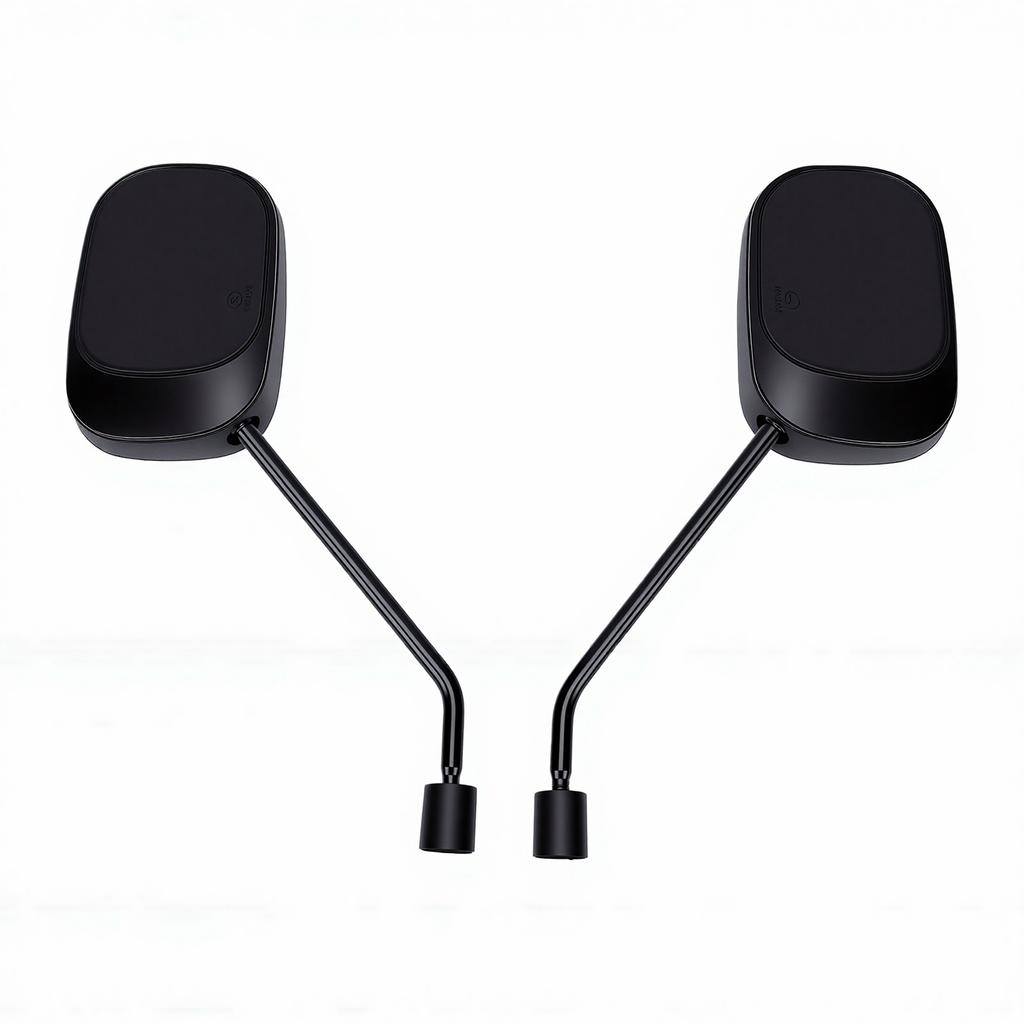 Handlebar Bike Mirrors HD Wide Vision Adjustable Angle Universal Bicycle Rear View Mirror for Motorcycle Bikes 8mm