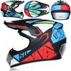 Four Seasons Motorcycle Off-road Helmet for Men and Women, Electric Bike Helmet, Mountain Bike Off-road Helmet, Racing Speed Descent Pedal