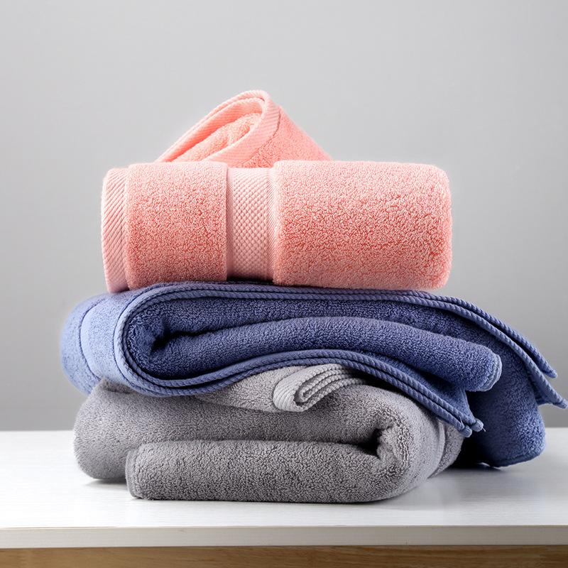 Asciugamano da bagno cotone ispessito 450g per uomo e donna uso domestico puro cotone 70 * 140 asciugamano da bagno assorbente ad asciugatura rapida