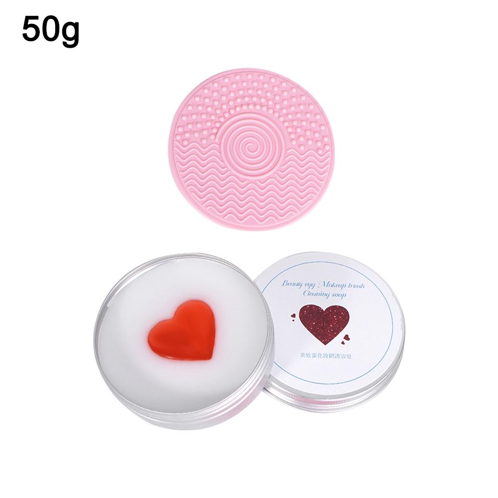 Natural Makeup Brush Cleaner Soap Multi Functional Washing Outdoor Portable Cosmetics Travel Beauty Cleaner Tools Reusable