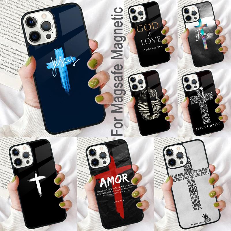 Christianity Lord Prayer Soft Phone Case for iPhone 17 Air 16e Pro max 15 Pro 13 14 Plus 11 12 MagSafe Magnetic Coque