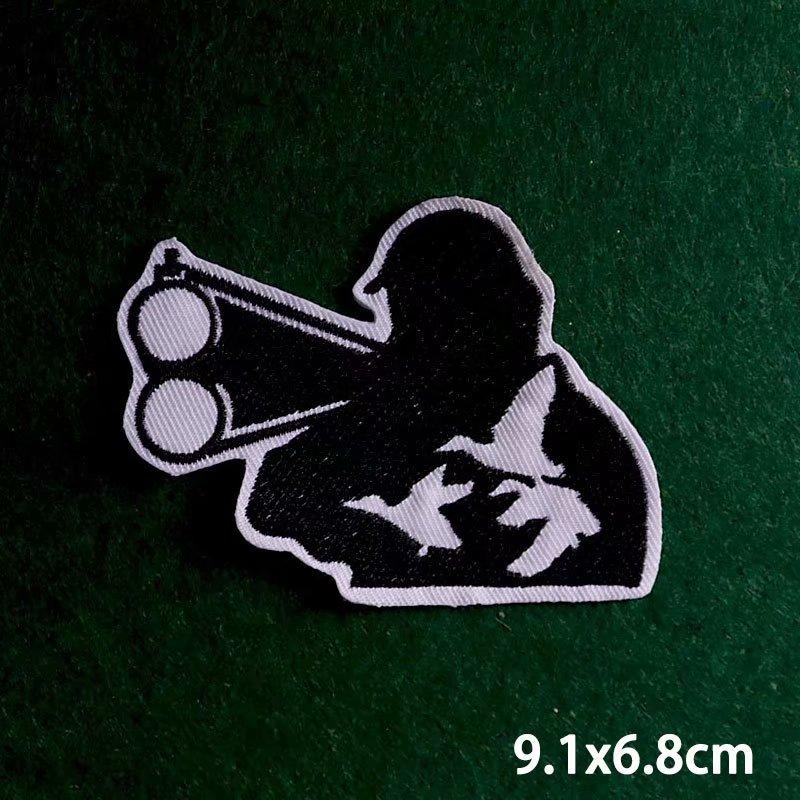 

2 шт./лот нашивки, железные нашивки для одежды, вышивка, наклейка на одежду, вышитые нашивки для одежды, термоклеевые нашивки