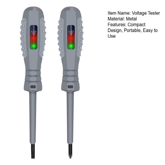 Tester Pen High Torque Magnetic Screwdriver Electricity Detector with Ergonomic Handle Multifunctional