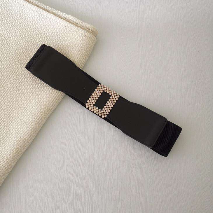 Minimalist Faux Leather Fashion Waist Belt With Alloy Buckle For Office And Casual Wear