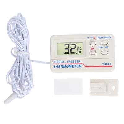 Kühlschrankthermometer Digital Kühlschrank Gefrierschrank Temperaturmesser Magnetische Rückseite mit Alarm Intern