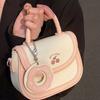 New JANE KLAIN PU Saddle Bag Handbag, Crossbody Bag Regular Women's White & Blue/White & Pink JK-BA1841
