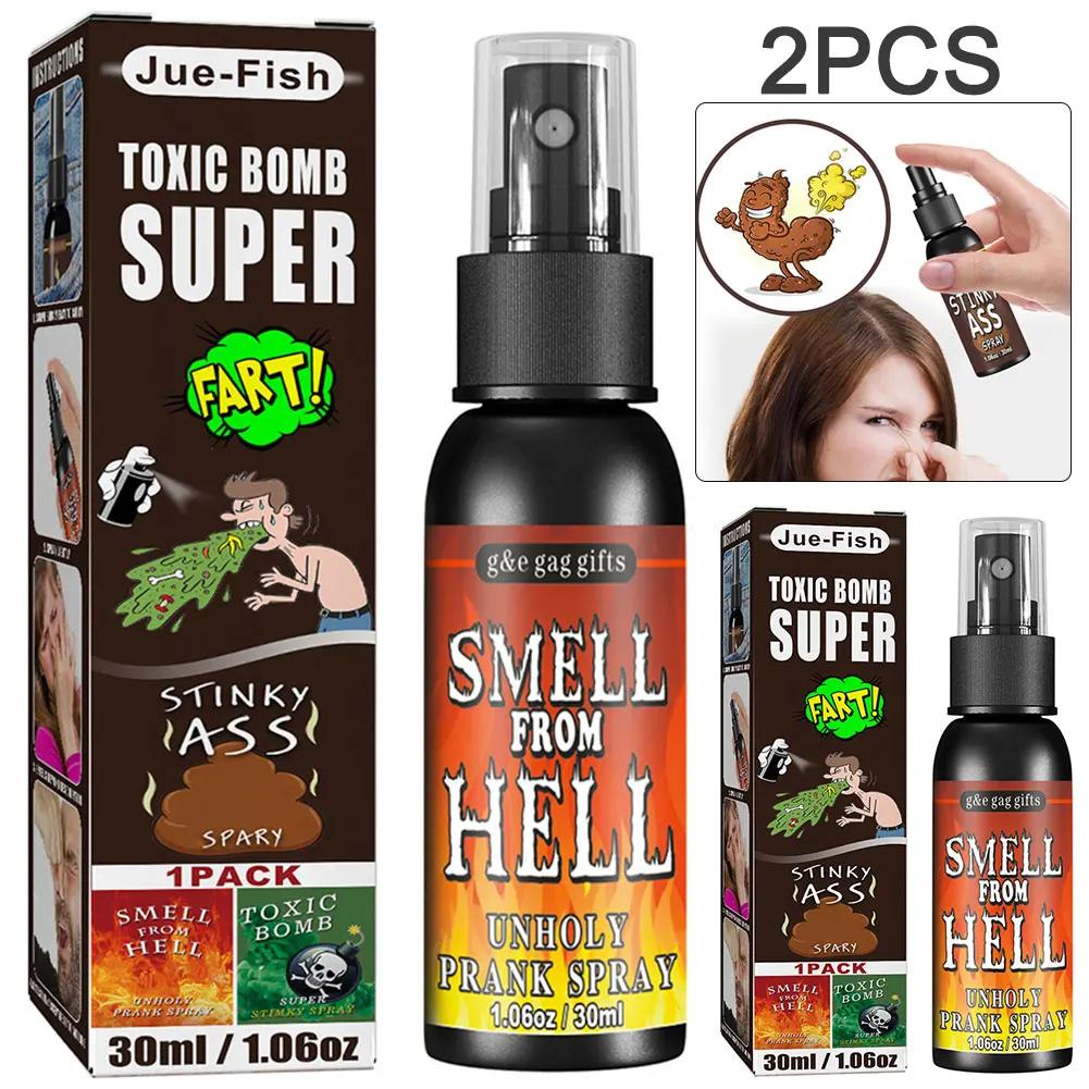 180-30ml Fart Gag Spray Prank Joke Plastic Smelly Stinky Gags Party Supplies Spray Can Stink for Adults Kids Non Toxic for Party