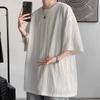 Summer Short Loose Large Big Round Soft To the [foveitaa] Clothes, Men's T-Shirt, Sleeve, Fit, Size, T, 5/8 Sleeve, Cool, Plain, Popular, Casual,