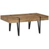 Coffee Table In Industrial Design 105 Cm X 60 Cm X 42 Cm Black + Brown