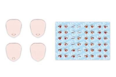 Kotobukiya Sousai Shojo Teien Customized Face Decal Set Scale Plastic Approximately 18mm Tall (KOTOBUKIYA) & Vol.2, 1/10 Model,
