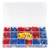 520PCS Red Blue Yellow Cold Pressed Terminal Insulated Durable Electrical Connectors Quick-Connecting Connector