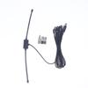1 Set Fm F-Head Sheep Horn Antenna For Car Fm Tv Radio Station 75 Ohms F Female Head To Tv3.5 Mono Fm Radio Antenna