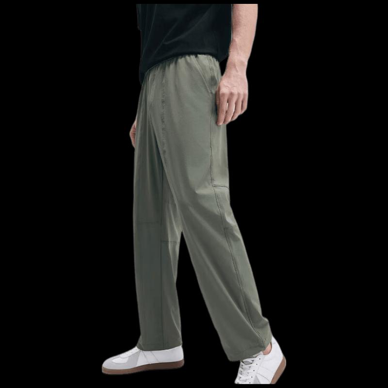 Navigare Men s Cool-Feel Casual Wide-Leg Elastic Long Pants L