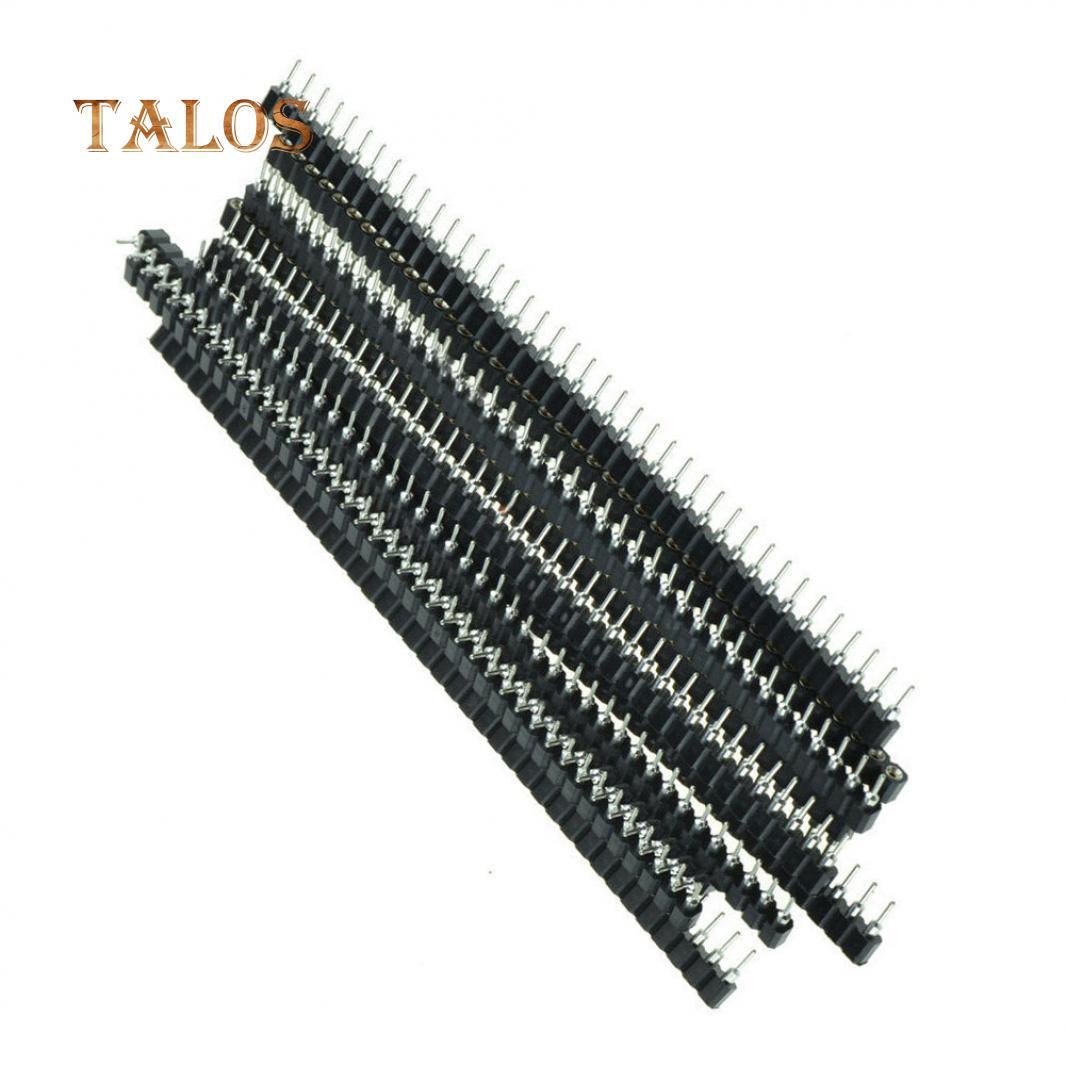 

TOOLSOTRE 5 шт. 2,54 мм шаг однорядный женский 40-контактный разъем для разъема полосы для печатной платы