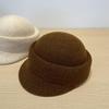 Spring and Autumn New Retro Equestrian Hat Women's Autumn and Winter Versatile Height Increasing Cranium Top Short Brim Peaked Hat Tide Ins