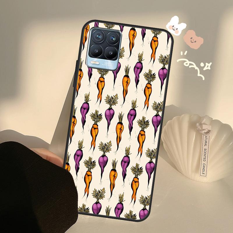 Sexy houby mrkev ovoce Pro OnePlus 10 Pro 9 Pro 8T Nord2 9R Pouzdro Pro Realme GT 2 Pro 7 8 GT Neo2 9i 8i C21 Coque