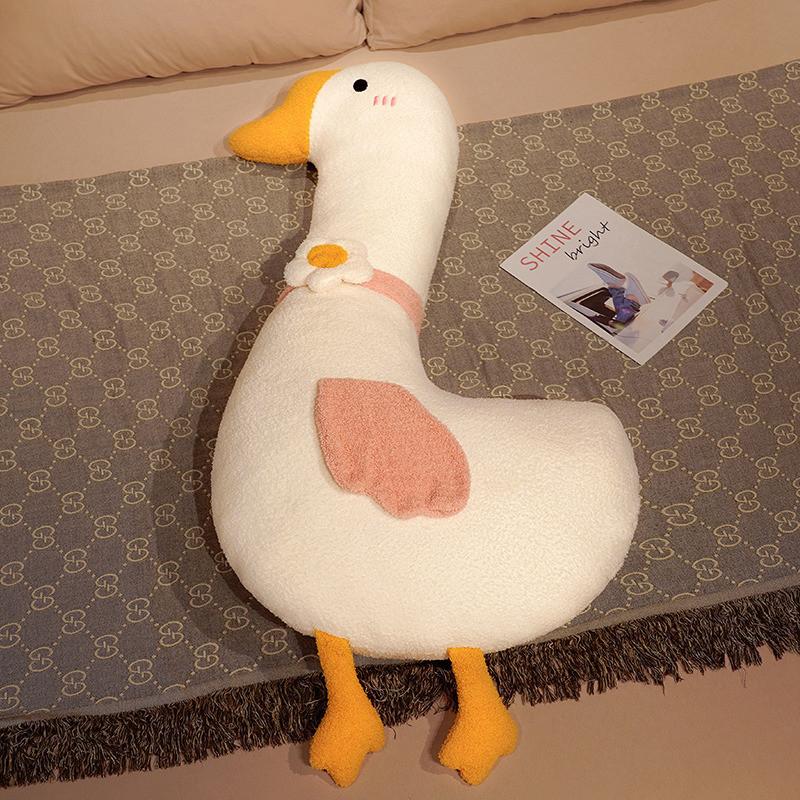 Large Duck Soft Plush Doll Pillow With Animal Design For Girls Home Decoration