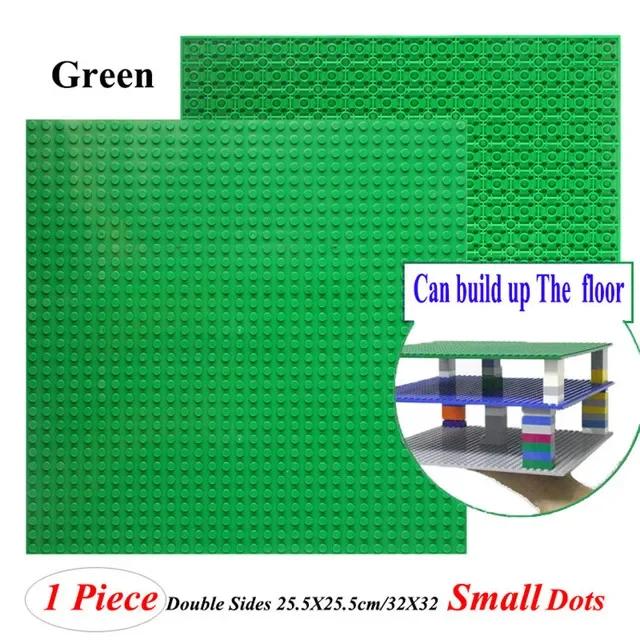 32*32 Dots Double Sided Baseplates Small Bricks DIY Building Blocks Figure Base Plate Compatible Brand Bricks Color Baseplates
