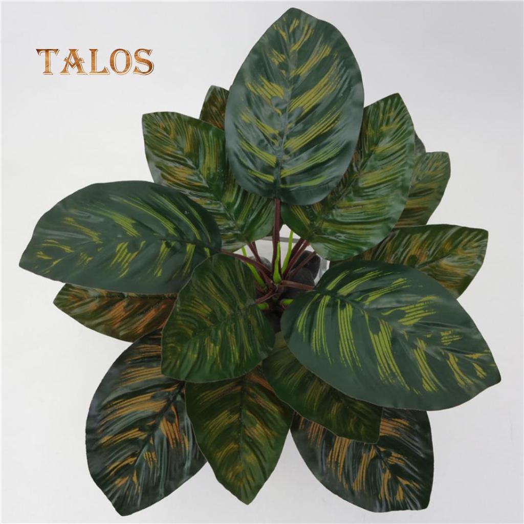 1Pc Artificial Plant Tropical Peacock Leaves for DIY Floral Arrangement Decor Decoration