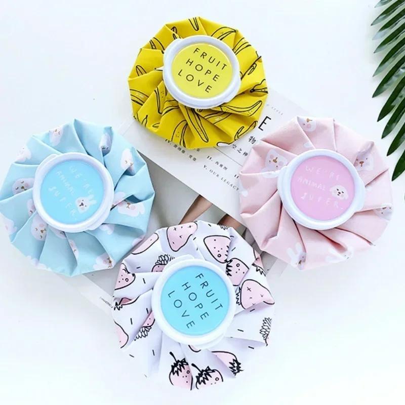 Niedliche Cartoon-Kühlpacks Vielseitige Kalt- und Warmkompressen Sommer Mini Sport Kühlendes Wasserinjizierbares Eis Verpackung Wiederverwendbar