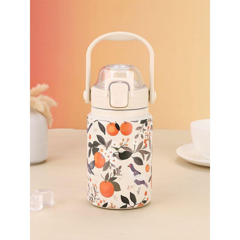 2026 New Model 316 Stainless Steel Handle Large Capacity Thermos Cup Dual-Use Portable Children's Water Bottle Pop-Up Cup