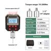 Precise Digital Torque Tester 5 Adjustable Ranges 1.5 To 340Nm ±2% Error Rate LCD Screen Memory Storage Conversion Head