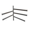 Towel Rack 5 Arm   Towel Bar Wall Mounted Punch   Bathroom Dual Use Storage Rack