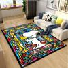 Snoopy Cartoon Anime Carpet for Living Room Bedroom Rug Kids Door Unslip Floor Mat Birthday Gift Photography Props Alfombra Rug