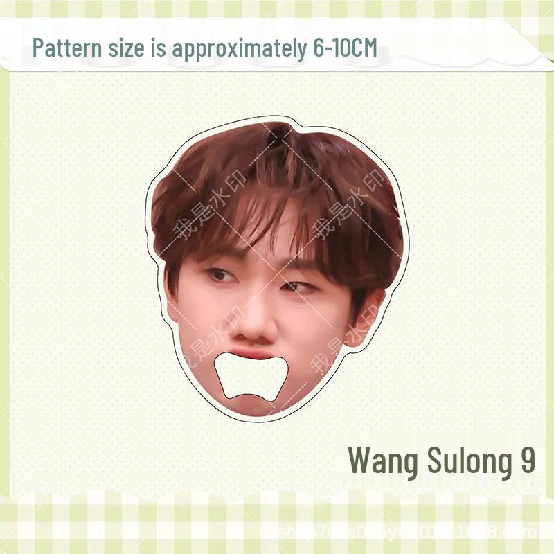 Wang Sulong Akryl Konsertstil Rolig Stor Mun Magnetisk Flasköppnare Magnet