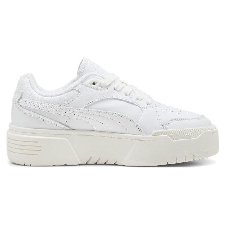 Puma Club Comfortable Durable Low-Top Sneakers Women Sneakers White 396098-01