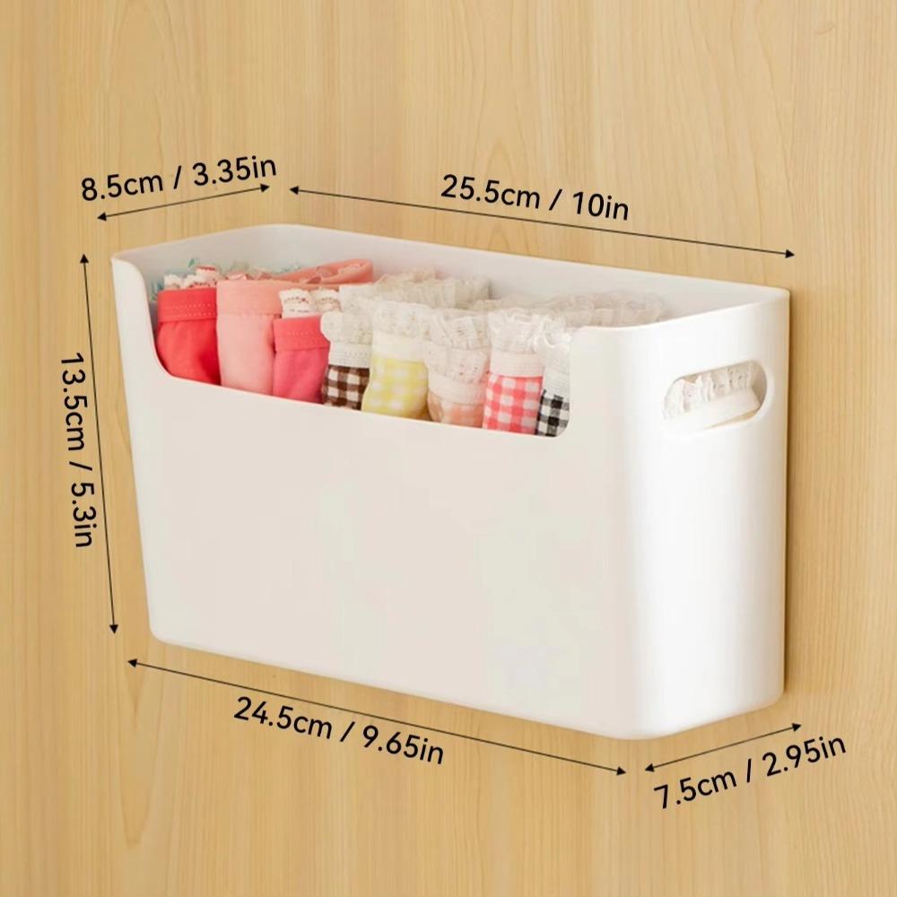 Space-saving Underwear Storage Box Wall Mounted Bras Storage Box  Bedroom Closet Organizer