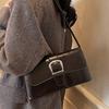 Trend Premium Texture Bag Women's 2 New Baguette Bag Retro Fashion Versatile Shoulder Messenger Women's Bag