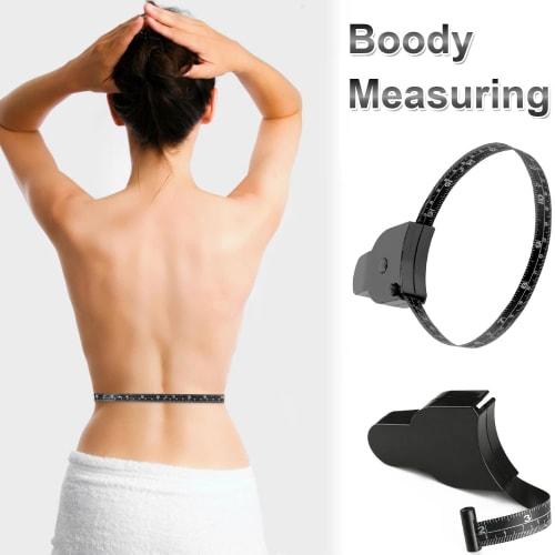 Body Measure, Tape Measure, Circumference Measurement, Automatic Tape Measure, Crafts, Length, Size Measuring Tool, One-Touch Ruler, One-Hand Operatio