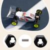 4 Pieces 7mm Hex Wheel Hub Adapter,Metal Sturdy Replacement,Compact Accessories RC Car Upgrade Part