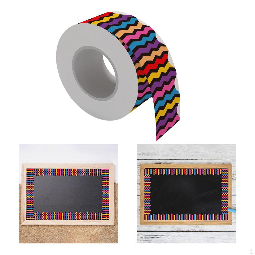 Bulletin Board Borders Classroom Border Stylish Cute Stickers with Creative Patterns for