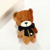 Hair Clip Cartoon Bear Shape Acrylic Back Head Hair Claw Anti-slip Teeth Half-Tied Hairstyles Large Shark Hair
