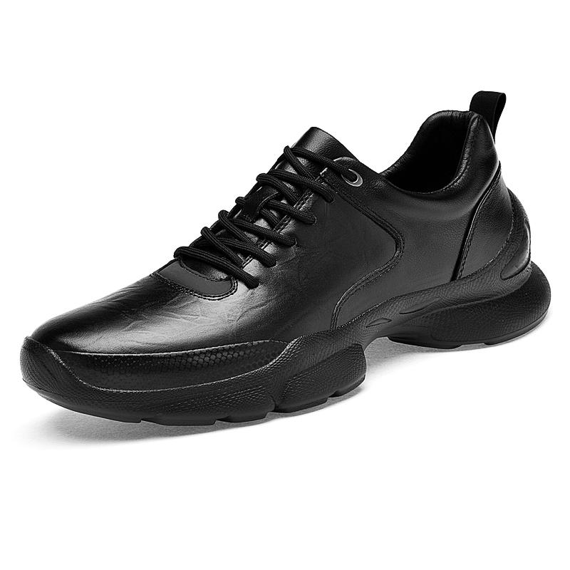 Fashion Stylish Trend Men's Walking Shoes Genuine Leather Sports Footwear Fashion Male Casual Shoes Non-Slip Running Sneakers Trainers